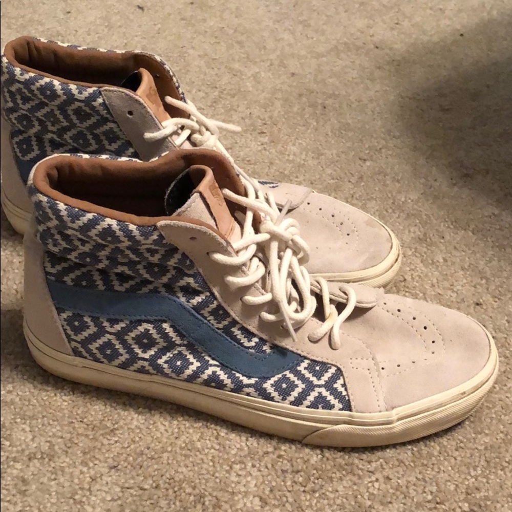 Vans special edition sk8-hi light grey and blue